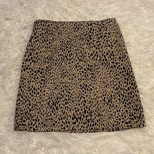 Brandy Melville leopard print skirt